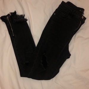 Misguided black jeans - size 4